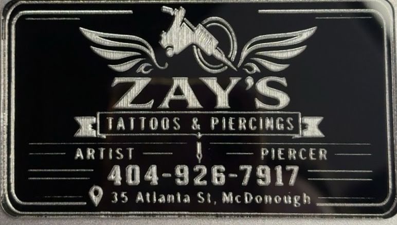 zays tattoos art & graphics, tattoo shop in McDonough, GA