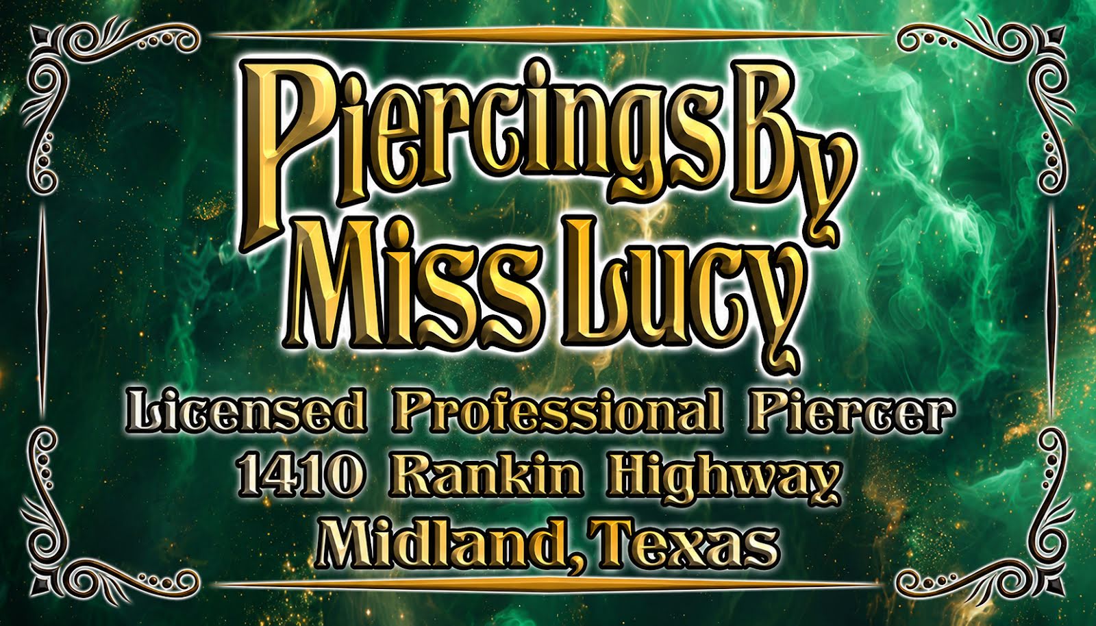 Piercings By Miss Lucy, piercing studio in Midland, TX