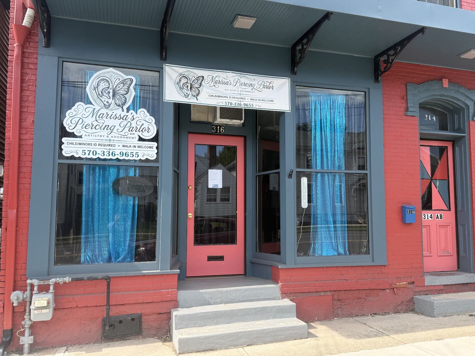 Marissa&lsquo;s piercing parlor LLC, piercing studio in Bloomsburg, PA