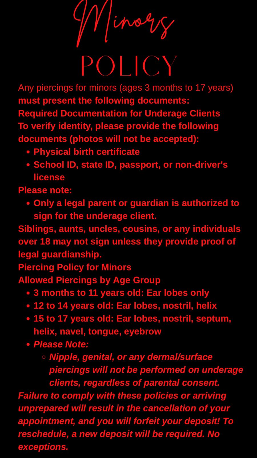 Stabbedbydarla, piercing studio in West Covina, CA