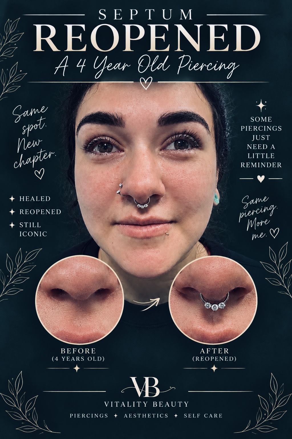 Vitality Beauty, piercing studio in Richfield, WI