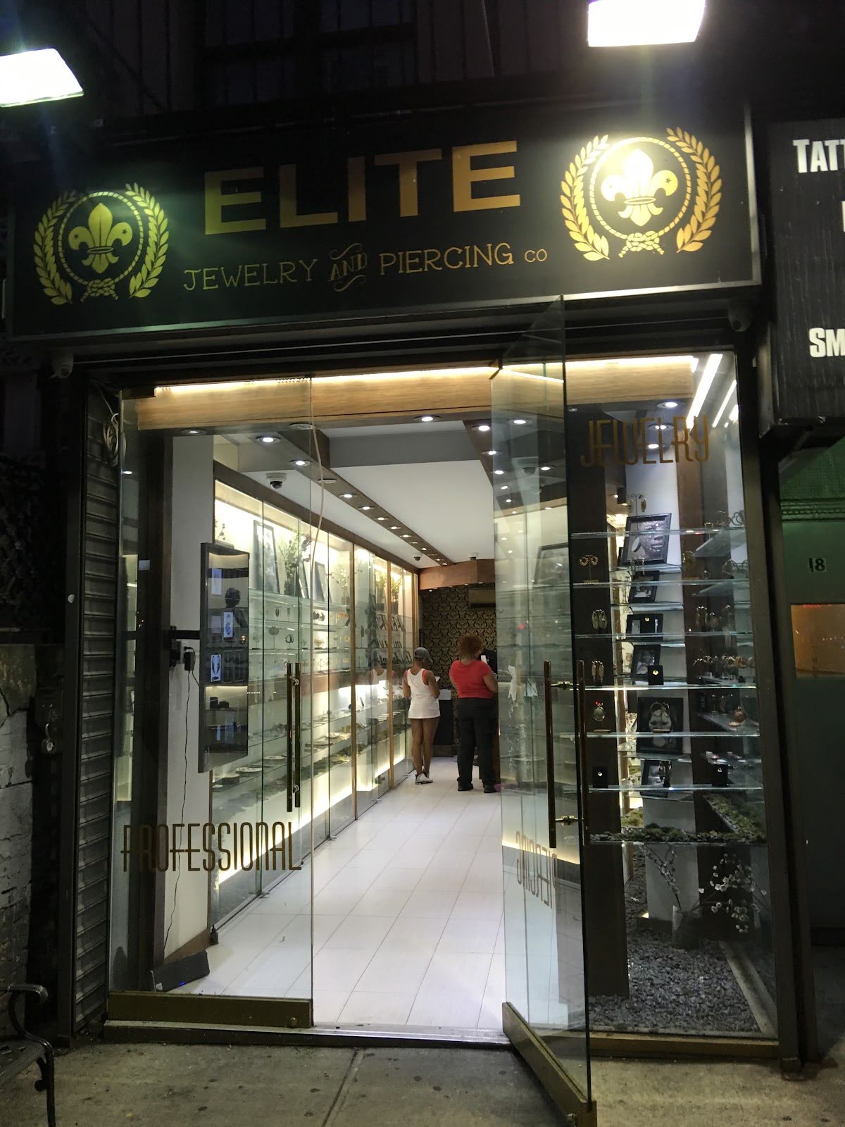 Elite Jewelry Co., piercing studio in New York, NY