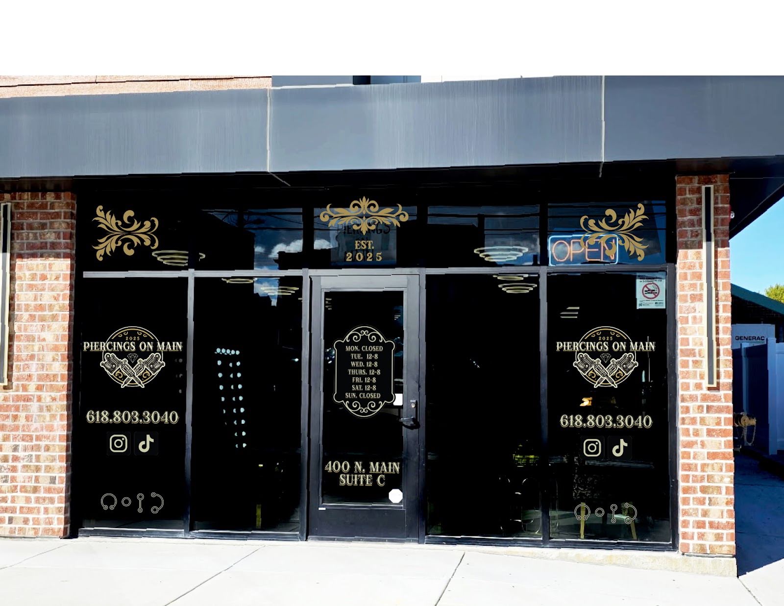 Piercings on Main LLC, tattoo shop in Edwardsville, IL
