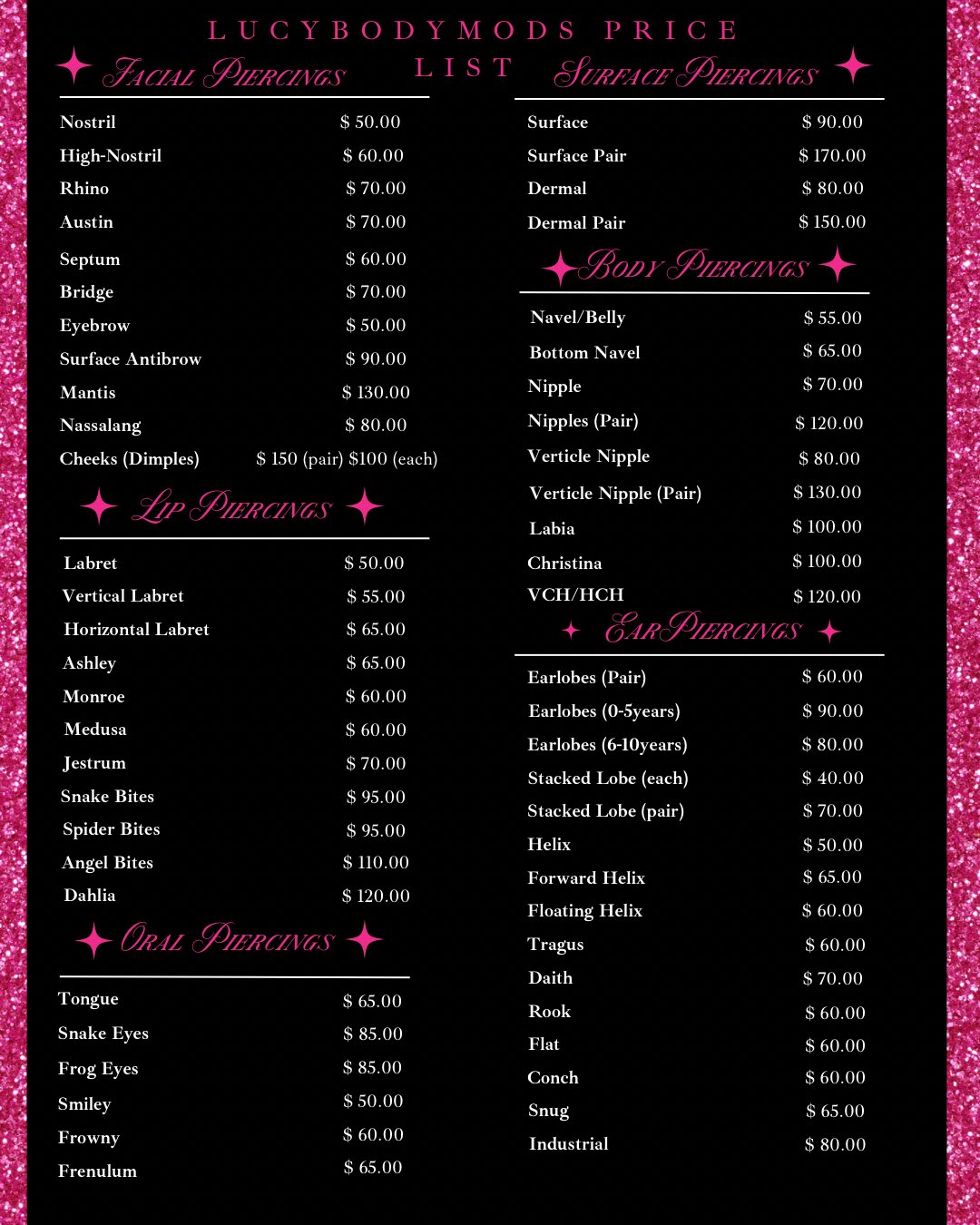 Lucybodymods, piercing studio in Roswell, NM