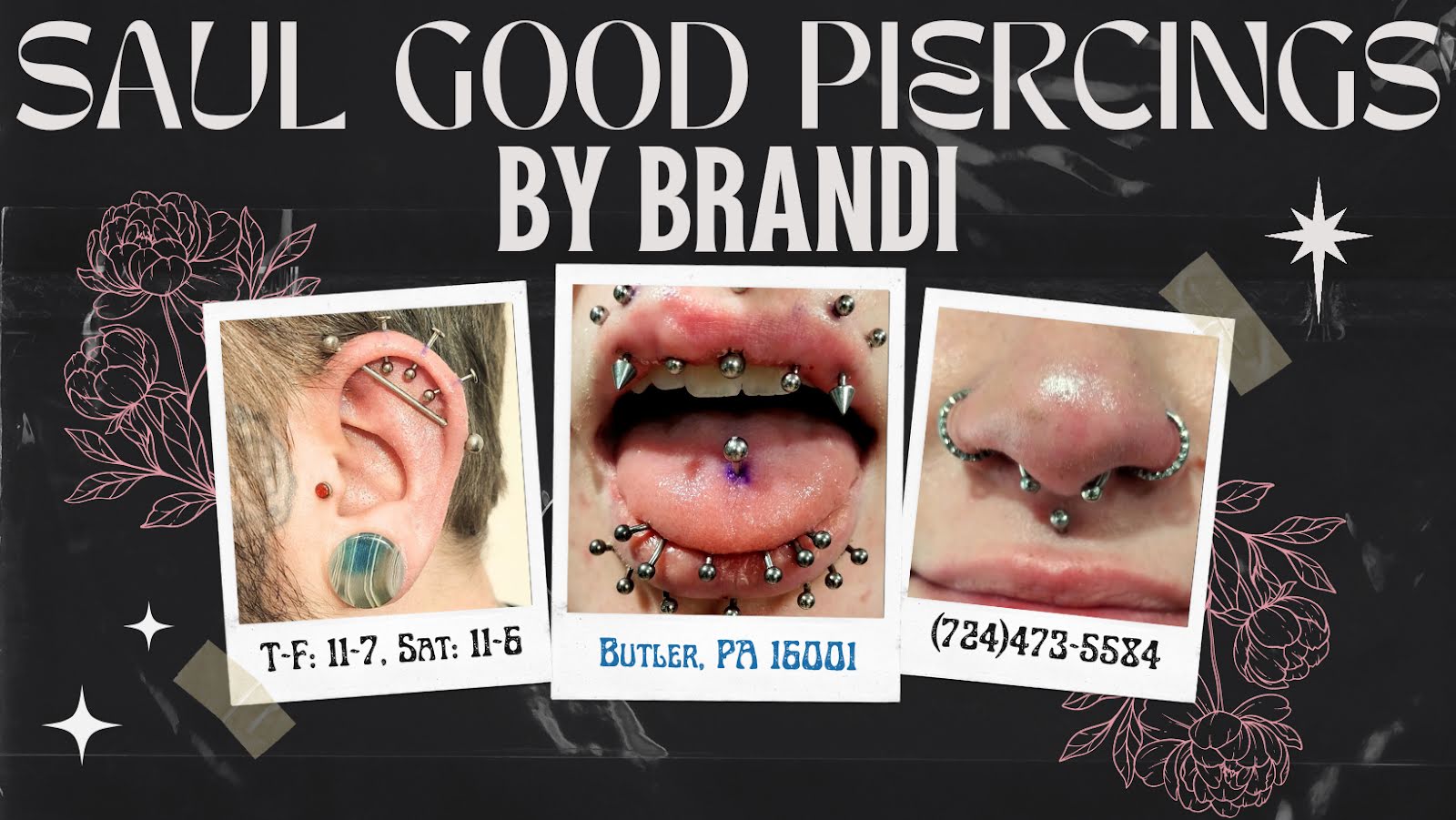 Saul Good Piercings by Brandi, piercing studio in Butler, PA