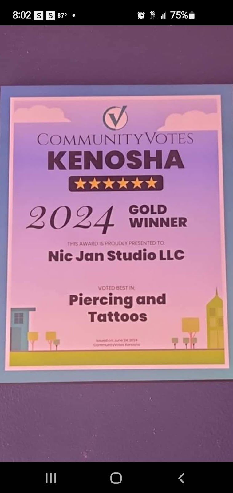 NicJan Studio, piercing studio in Kenosha, WI