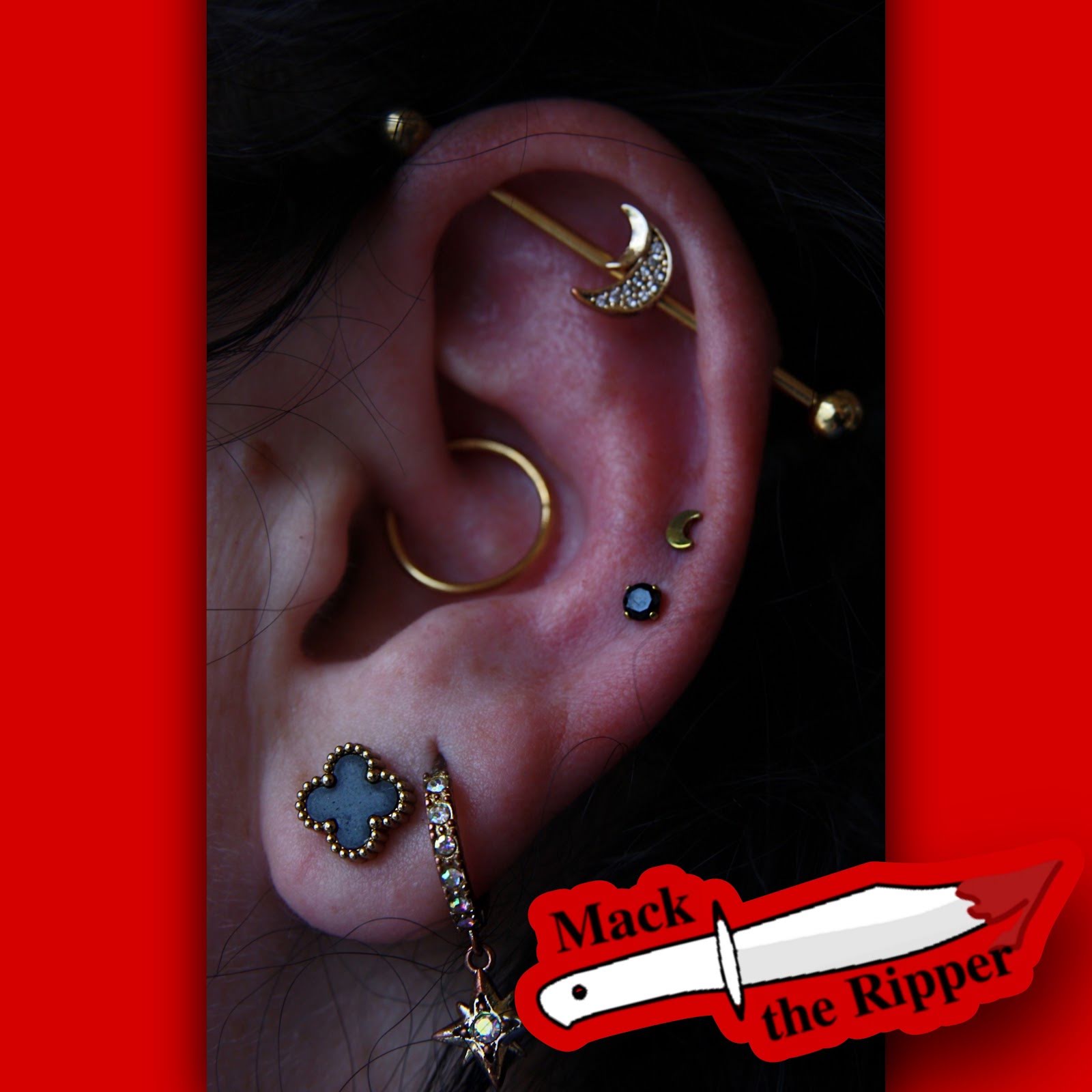 Sharp Edge Body Piercing by Mack The Ripper, piercing studio in El Paso, TX