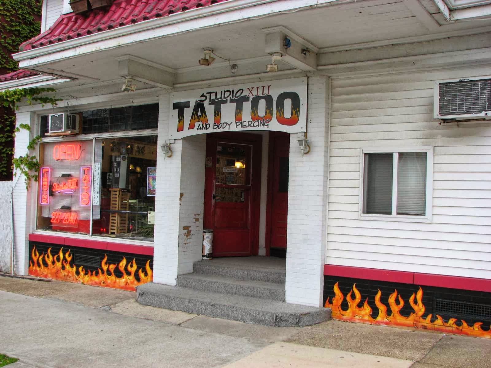 Studio XIII Tattoo & Body Piercing, tattoo shop in Clarion, PA