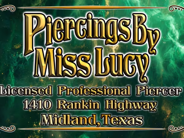 Piercings By Miss Lucy, piercing studio in Midland, TX