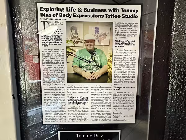 Luxury Piercings by Tommy D, piercing studio in Round Rock, TX