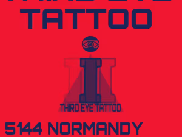 Third eye tattoo, tattoo shop in Jacksonville, FL