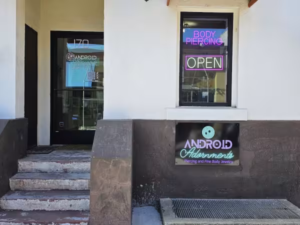 Android Adornments, piercing studio in Ukiah, CA