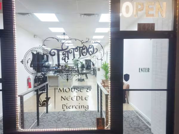 Mouse and Needle Piercing, piercing studio in Mansfield, OH