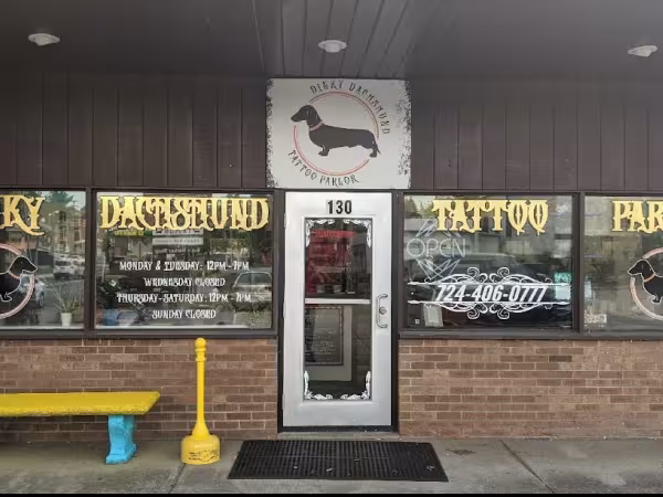 Dinky Dachshund Tattoo Parlor, tattoo shop in Slippery Rock, PA