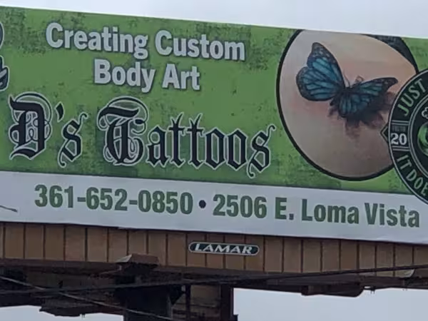 D's Tattoos, tattoo shop in Victoria, TX
