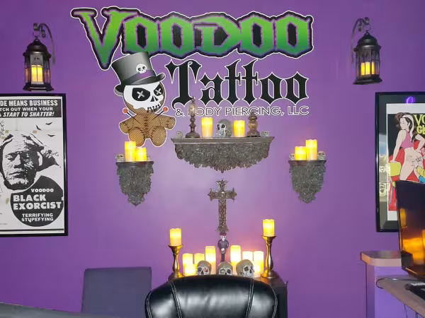 Voodoo Tattoo & Body Piercing, LLC, tattoo shop in Norfolk, NE