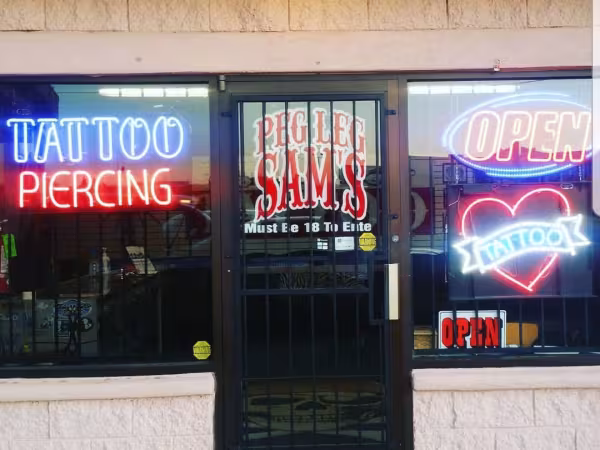Peg Leg Sam's Tattooing and Piercing, tattoo shop in Las Cruces, NM