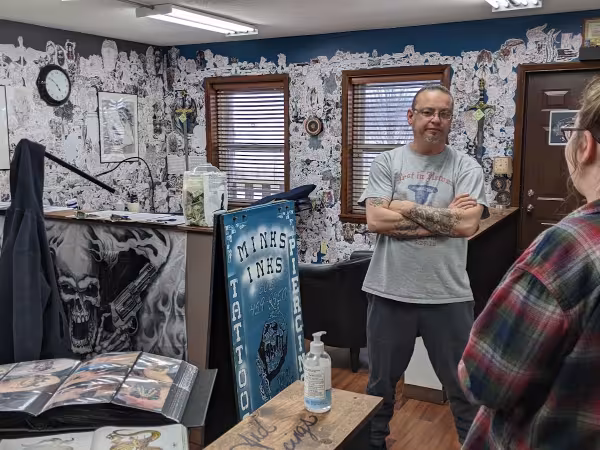 Minks Inks, tattoo shop in Le Claire, IA