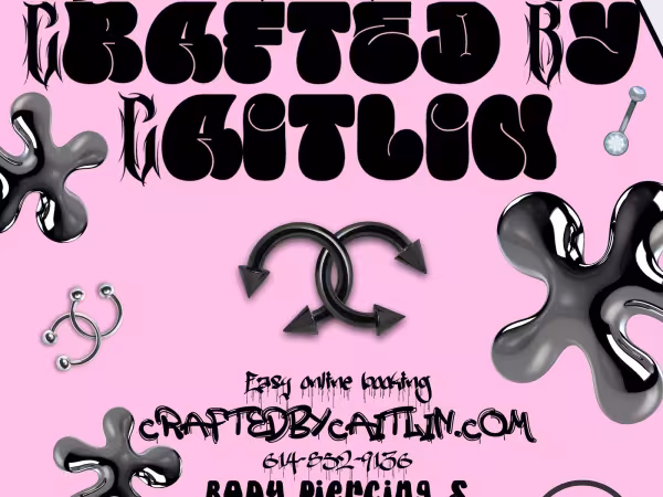 Crafted by Caitlin: Body Piercing & Cosmetic Tattooing, tattoo shop in Westerville, OH