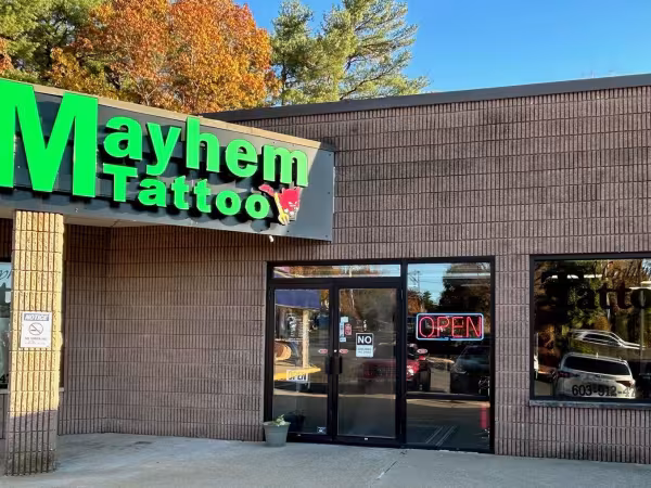 Mayhem Tattoo, tattoo shop in Salem, NH