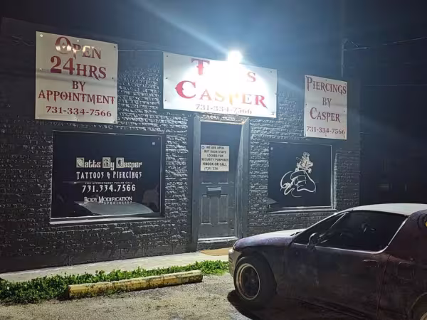 Tatts By Casper & Body Piercings, tattoo shop in Dyersburg, TN
