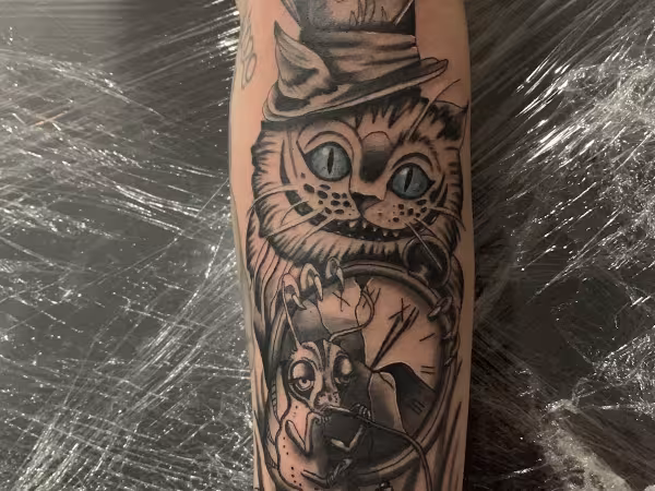 grieving ink tattoo, tattoo shop in Amity, OR