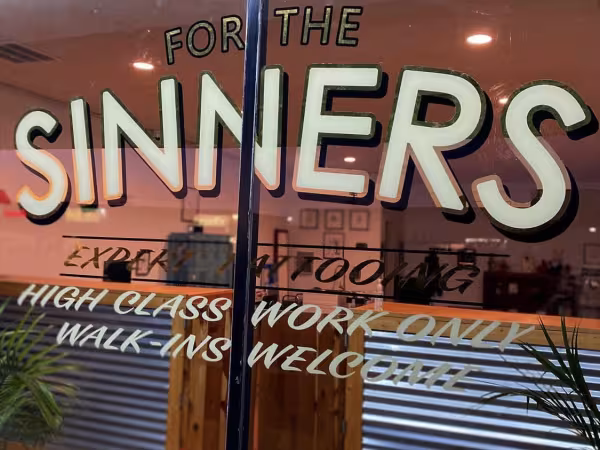 FOR THE SINNERS, tattoo shop in Whittier, CA