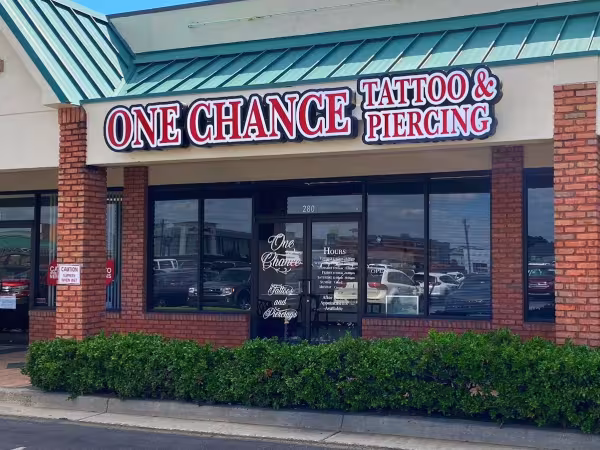 One Chance Tattoo and Piercing, tattoo shop in Warner Robins, GA