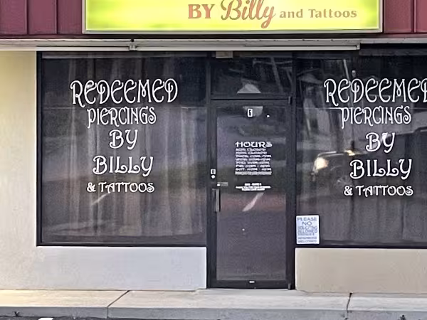Redeemed Piercings by Billy & Tattoos, tattoo shop in Augusta, GA