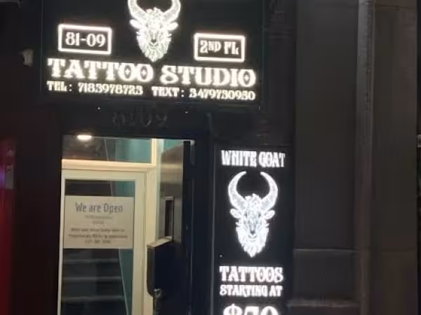 White Goat Tattoo Studio, tattoo shop in Jackson Heights, NY