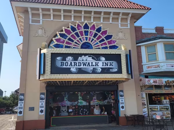 Boardwalk Ink 2, tattoo shop in Atlantic City, NJ