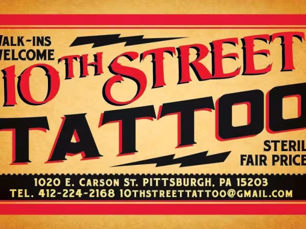 10th Street Tattoo, tattoo shop in Pittsburgh, PA