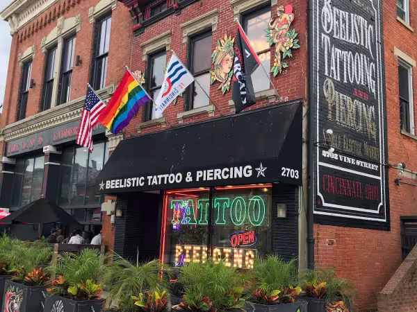 Beelistic Tattoo & Piercing, tattoo shop in Cincinnati, OH
