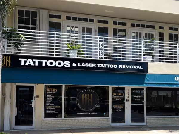 Bad Habits Tattoos & Laser Tattoo Removal, tattoo shop in Fort Lauderdale, FL
