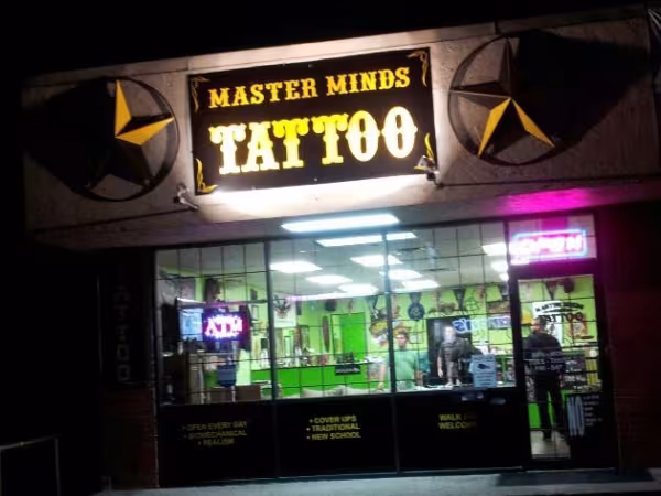 Master Minds Tattoo, tattoo shop in San Antonio, TX