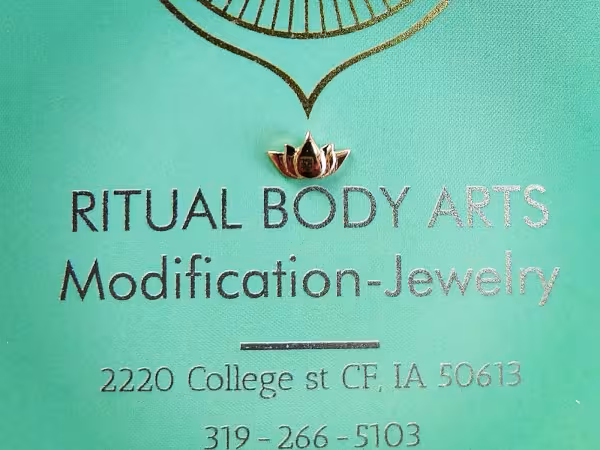 Ritual Body Arts, tattoo shop in Cedar Falls, IA