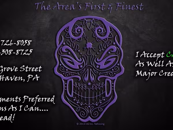 Ink Inc. Tattooing, tattoo shop in Lock Haven, PA