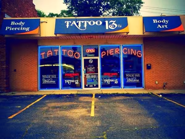 TATTOO 13 & Laser Tattoo Removal, tattoo shop in Farmington Hills, MI