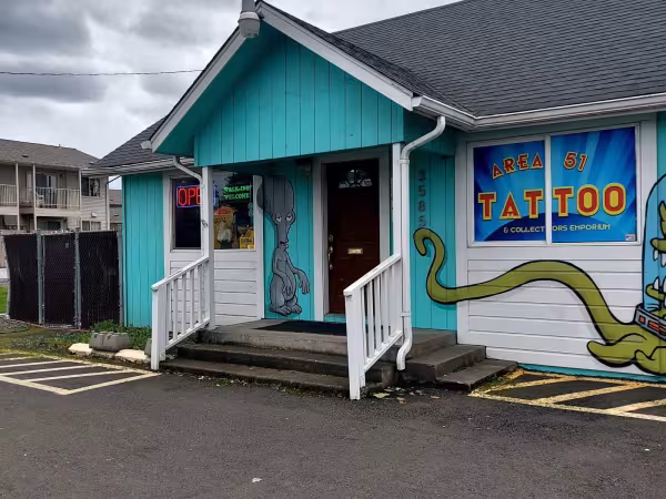 Area 51 Tattoo, tattoo shop in Springfield, OR