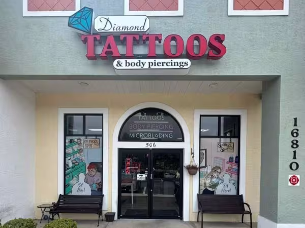 Diamond Tattoos & Body Piercings, tattoo shop in Summerfield, FL
