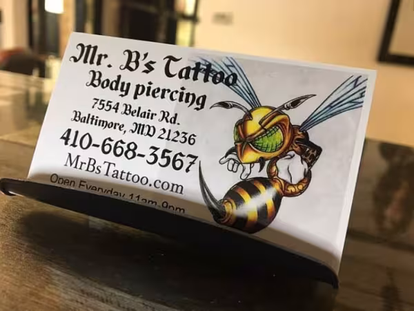 Mr. B's Tattoos, tattoo shop in Baltimore, MD