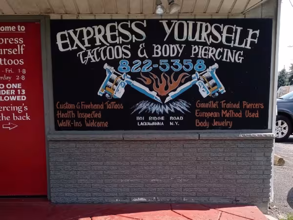 Express Yourself Tattoos & Body Piercing, tattoo shop in Lackawanna, NY