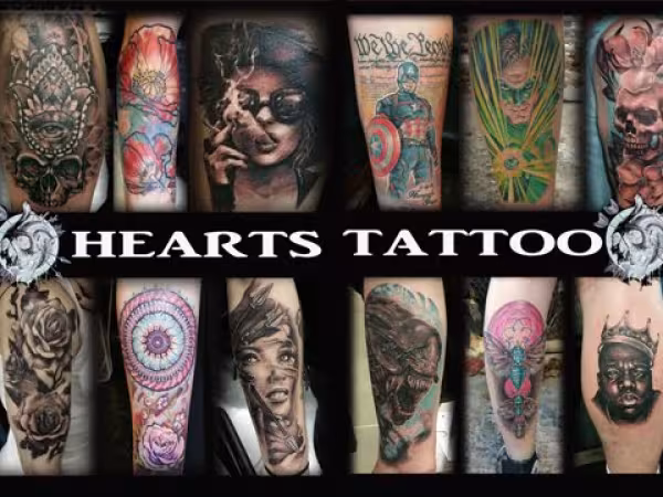 Bitter Hearts Tattoo, tattoo shop in Youngstown, OH